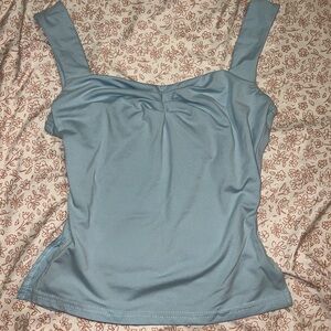 Elegant Blue Women's Top